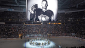 Avlidna spelaren hedrades med tyst minut i NHL