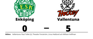 Enköping förlorade mot Vallentuna - släppte in tre mål i tredje perioden