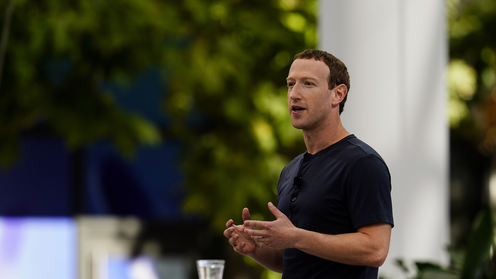 Mark Zuckerberg, högste chef och grundare av Meta. Arkivbild.
