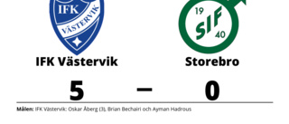 Storebro utklassat av IFK Västervik borta