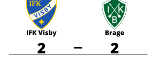 Oavgjort för IFK Visby hemma mot Brage