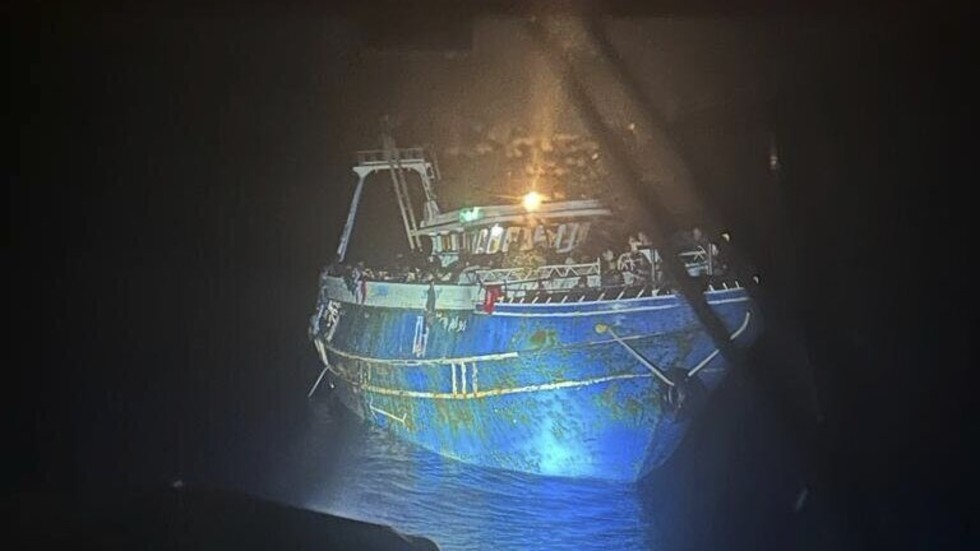 Uppemot 750 människor befaras ha befunnit sig ombord på den fiskebåt som nyligen sjönk utanför Greklands kust. Arkivbild.