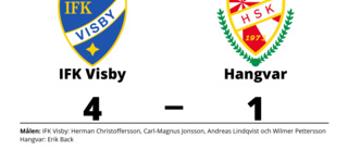 IFK Visby vann klart mot Hangvar på Västerhejde IP
