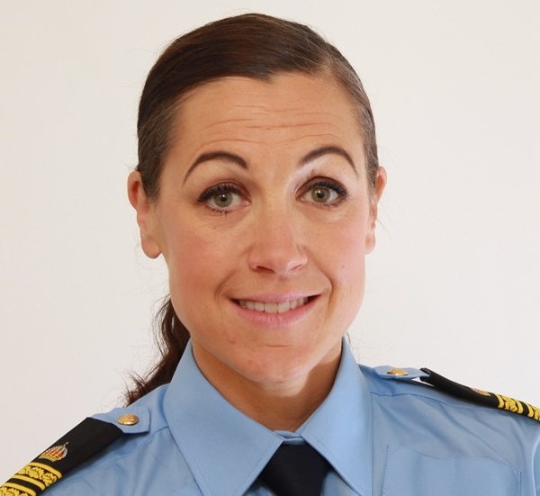 Jenny Edin, kommissarie och processledare för polisens nationella arbete mot hedersrelaterad brottslighet.
