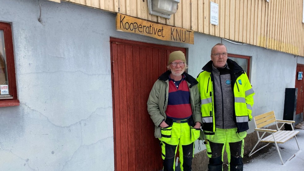 Janne Davidsson och Christer Söderbäck delar på tjänsten som ansvariga för kooperativet Knuts utegrupp.