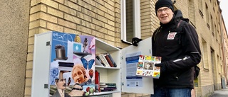Här är Eskilstunas nya minibibliotek – på ett elskåp: "Man hajar till"