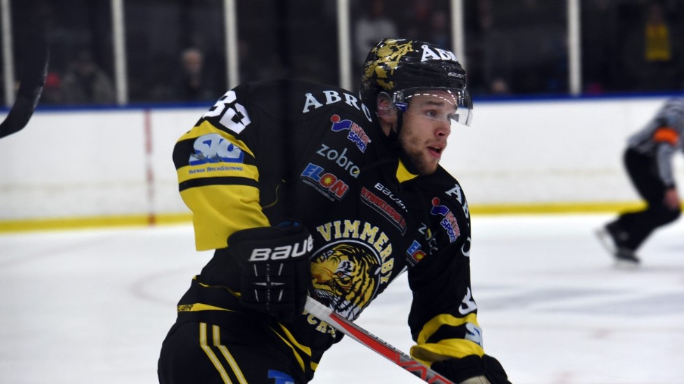 Markus Modigs gjorde fyra seniorsäsonger i Vimmerby Hockey.