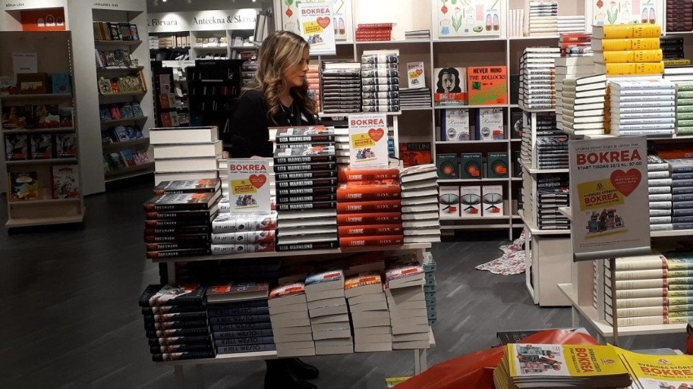 "Bokrean är väldigt viktig för oss som bokhandlare då det är en riktig bokreafest där man kan fynda böcker och kanske även prova på att köpa böcker som man annars inte hade unnat sig", säger Linda Granström, butikschef för Akademibokhandeln i Luleå.