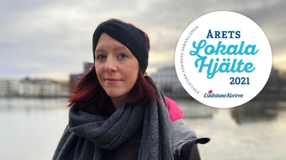 Johanna Lindberg är en av tre nominerade till Eskilstuna-Kurirens utmärkelse Årets lokala hjälte.