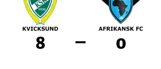 Målfest när Kvicksund krossade Afrikansk FC