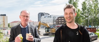 Första spadtaget för Västra stranden • Diös kommenterar stigande byggpriser • Grusparkeringen ska bli bostäder och kontor