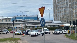 Olycka på Stockholmsvägen – två bilar kolliderade