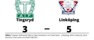 Tuff match slutade med seger för Linköping mot Tingsryd