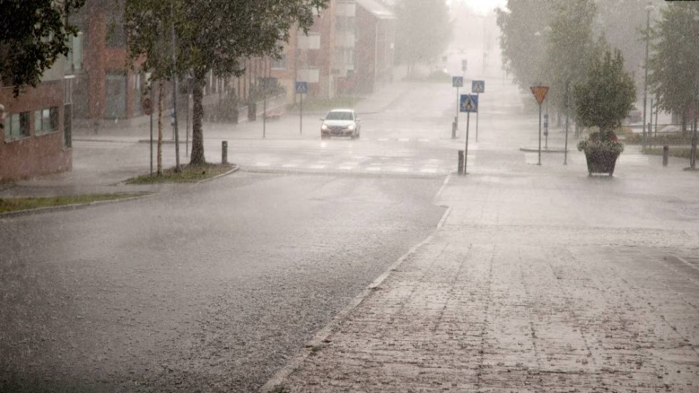 Enligt SMHI:s prognos kommer det att regna knappt 90 millimeter på midsommarafton i Piteå. (Arkivbild)