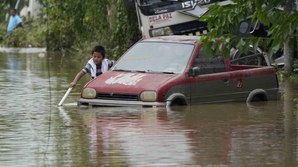 Tyfonen Noru har dragit vidare till Vietnam. Bild från Filippinerna i måndags.