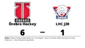 Defensiv genomklappning när LHC J20 föll mot Örebro Hockey