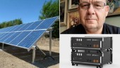 Solcellsentreprenören tror på batterilagring: "Om du får strömavbrott kan du driva delar av ditt hem"
