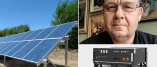 Solcellsentreprenören tror på batterilagring: "Om du får strömavbrott kan du driva delar av ditt hem"