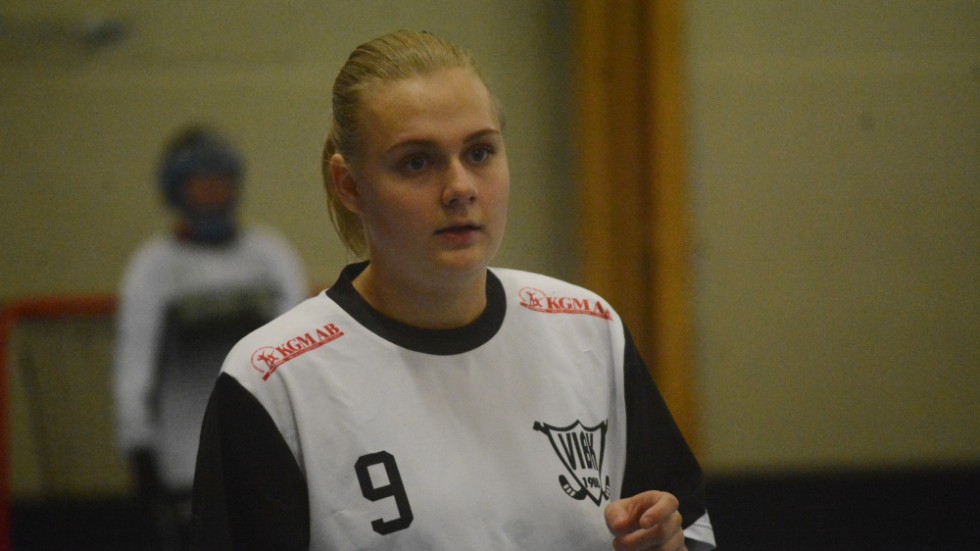 Stella Milton gjorde två av målen för Vimmerby IBK.