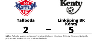 Linköping BK Kenty vann efter Alexander Niaifars dubbel