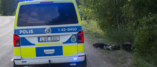 MC-olycka utanför Stavsjö – en person till sjukhus