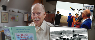 Piloten Lars Gibson, 91, blev författare mot alla odds
