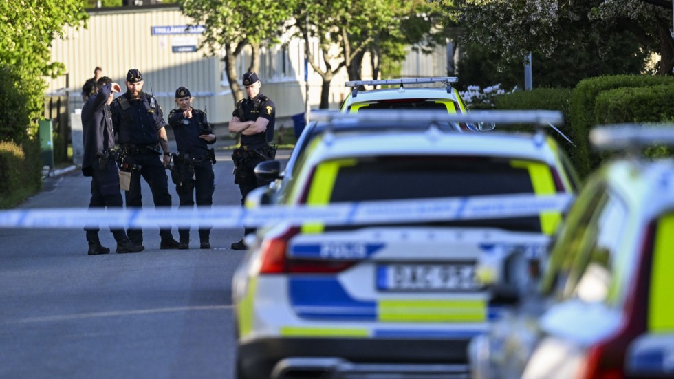 Två män sköts på torsdagen i Askim i Göteborg.