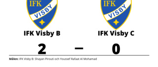 Shayan Pirouti och Youssef Rafaat Al Mohamad målgörare i IFK Visby B:s seger