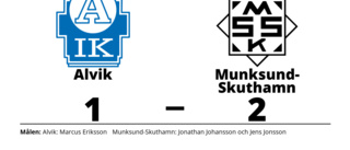 Uddamålsseger för Munksund-Skuthamn mot Alvik