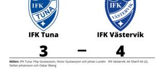IFK Tuna föll mot IFK Västervik