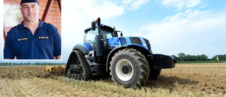 Splitterny traktor stals i Flen – hittades på släp i Slovakien: "Både förvånad och inte förvånad"