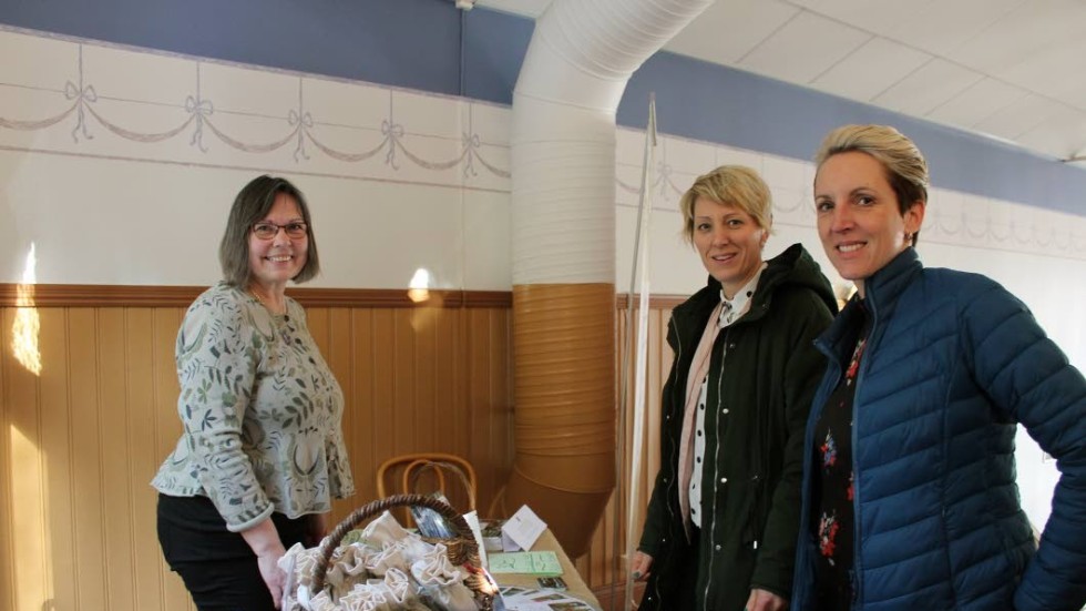 Ingela Johnzon, Jessica Åhlander och Marie Grönvall var utställare respektive besökare på mässan.
