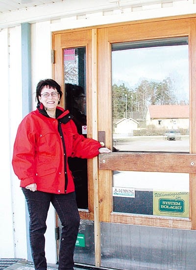 Britt-Marie Carlsson, ordförande i byalaget, Malexander.