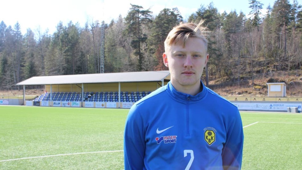 Hampus Härnström är en av många unga, duktiga spelare i Kisa BK.