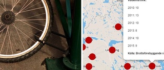 KARTA: Här stjäls flest cyklar