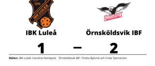 IBK Luleå förlorade efter förlängning mot Örnsköldsvik IBF