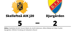 Skellefteå AIK J20 vann efter Vincent Wedins dubbel