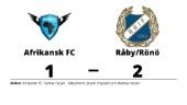 Uddamålsseger för Råby/Rönö mot Afrikansk FC