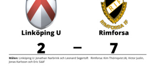 Rimforsa vann enkelt borta mot Linköping U