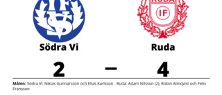 Mål av Niklas Gunnarsson och Elias Karlsson - men förlust för Södra Vi