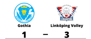 Seger för Linköping Volley borta mot Gothia