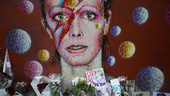 Bowies handskrivna texter under klubban