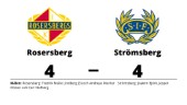 Rosersberg och Strömsberg delade på poängen