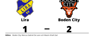 Boden City vann på bortaplan mot Lira