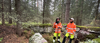 Arkeologer undersöker korridoren utanför Rosvik