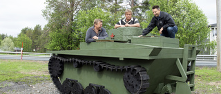 Historisk stridsvagn har blivit modell i Sangis