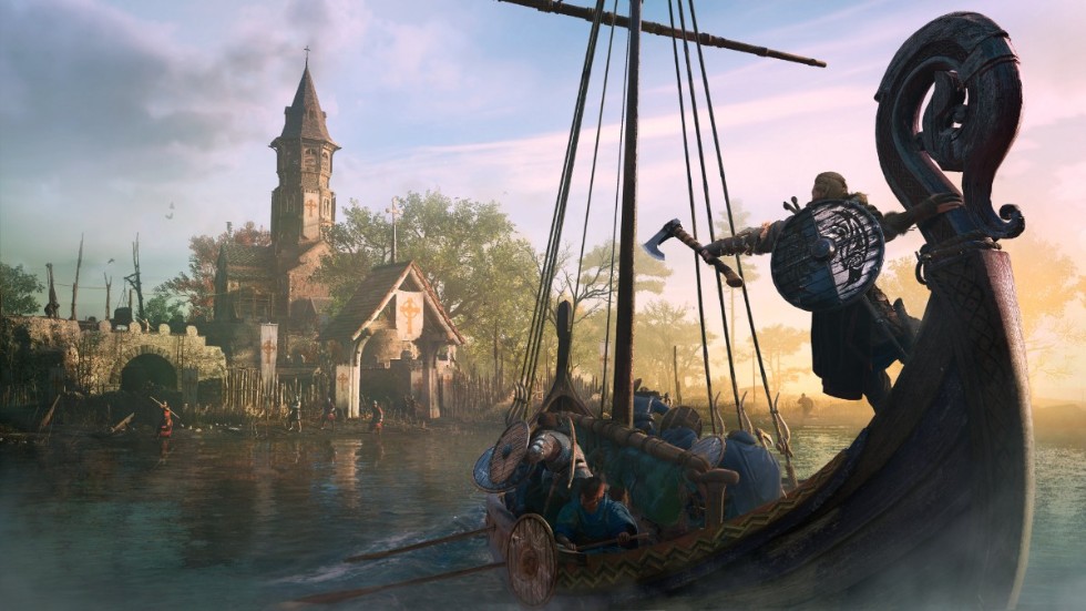 "Assassin's creed: Valhalla" lanseras i samband med Sonys och Microsofts nya konsoler i veckan. Men spelet är likt väldigt många andra kommande titlar inte exklusivt för något av formaten. Det är andra saker som ska locka köparna till nästa generations spelkonsoler. Pressbild.