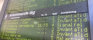 Förseningar i tågtrafiken efter signalfel i Katrineholm