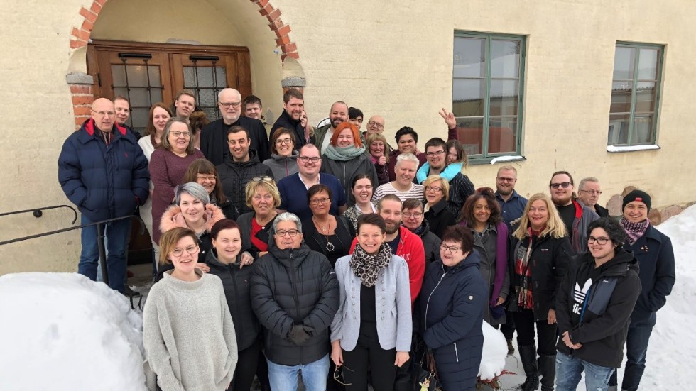 Det här glada gänget deltog på en socialdemokratisk medlemsutbildning på Sunderby folkhögskola 17-18 mars 2018. Under hösten 2020 gör S i Norrbotten en ny utbildningssatsning.