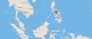 Jordskalv utanför Filippinerna
